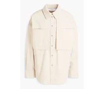 Fimber cotton-gabardine shirt jacket - Neutral