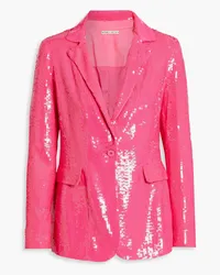 Alice + Olivia Alice Olivia - Macey sequined woven blazer - Pink Pink