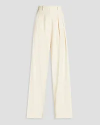 Nanushka Marika slub woven wide-leg pants - White White