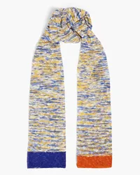 Missoni Crochet-knit cotton scarf - Yellow - OneSize Yellow