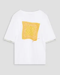 Jacquemus Toalha printed cotton-jersey T-shirt - White White