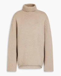 Totême Wool and cashmere-blend turtleneck sweater - Neutral Neutral