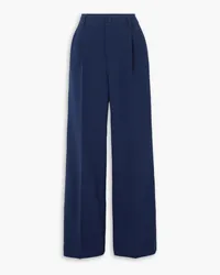 Huishan Zhang Cosima crepe wide-leg pants - Blue Blue