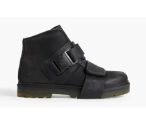 Hancock Rotterhiker leather ankle boots - Black
