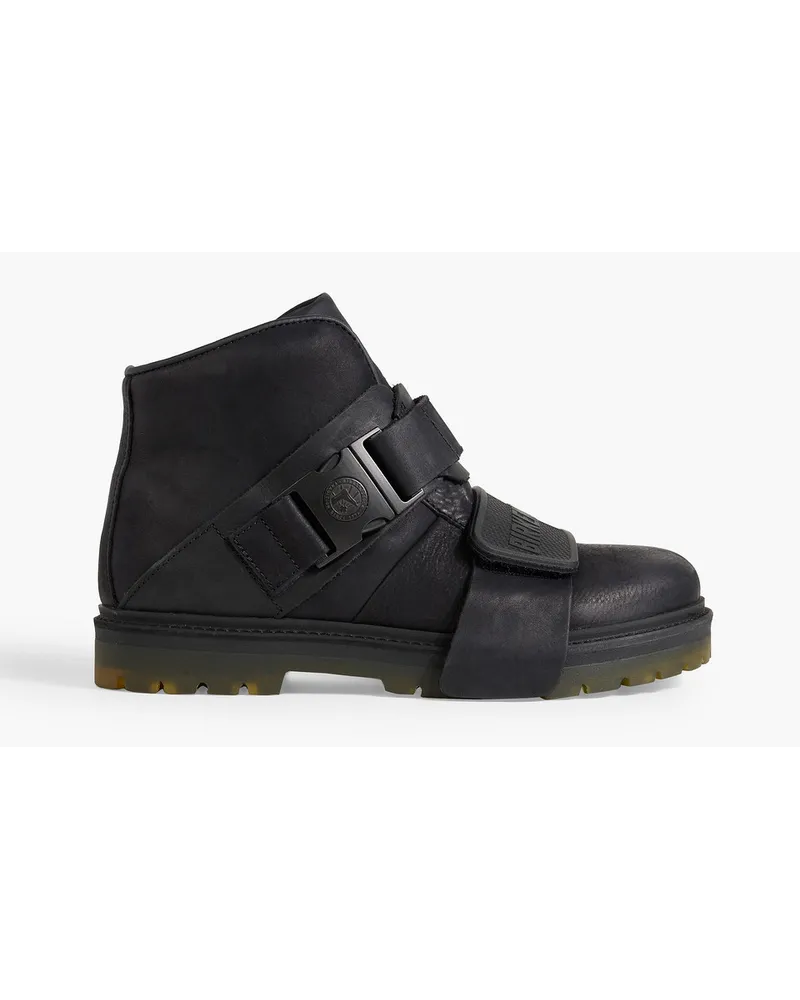 Birkenstock Hancock Rotterhiker leather ankle boots - Black Black