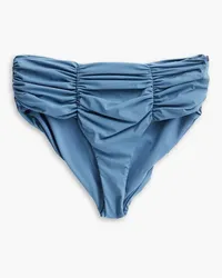 Marysia Lehi ruched bikini briefs - Blue Blue