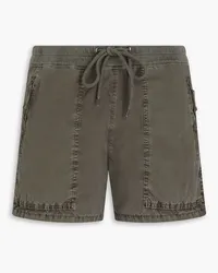 James Perse Cotton-blend shorts - Green Green