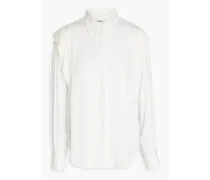 Alia satin-twill shirt - White