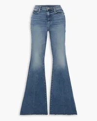 Mother The Super Cruiser high-rise flared jeans - Blue Blue