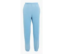 French cotton-terry track pants - Blue