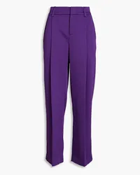 Vince Satin-twill wide-leg pants - Purple Purple