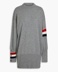 Thom Browne Striped cashmere sweater - Gray Gray