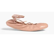 Leather ballet flats - Pink