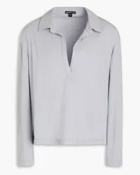 James Perse Cotton-jersey polo shirt - Gray Gray