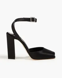 Victoria Beckham Satin sandals - Black Black