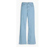 Low-rise wide-leg jeans - Blue