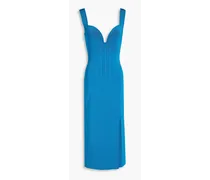 Electra stretch-knit midi dress - Blue