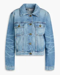 Frame Denim Faded denim jacket - Blue Blue