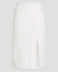 Missoni Crochet-knit wool-blend skirt - White White