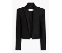 Jomara cotton-blend twill blazer - Black