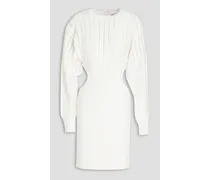 Cutout bandage mini dress - White