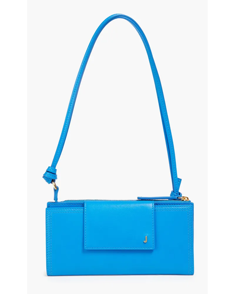 Jacquemus Le Pichoto leather shoulder bag - Blue Blue