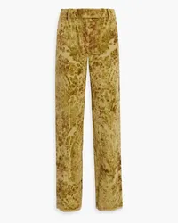 Valentino Garavani Jacquard straight-leg pants - Green Green