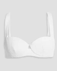 Onia Danica ribbed bikini top - White White