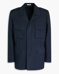 Boglioli Cotton and linen-blend canvas field jacket - Blue Blue