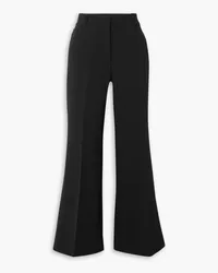 Stella McCartney Cropped stretch-twill flared pants - Black Black