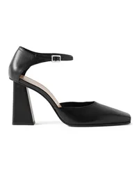 Proenza Schouler Quad leather pumps - Black Black