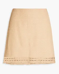 Veronica Beard Faedra leather mini skirt - Neutral Neutral