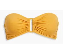 Bandeau bikini top - Yellow