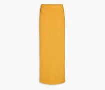 La Jupe Pina stretch-wool maxi skirt - Yellow