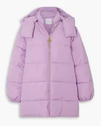 Patou Convertible quilted shell hooded parka - Purple Purple