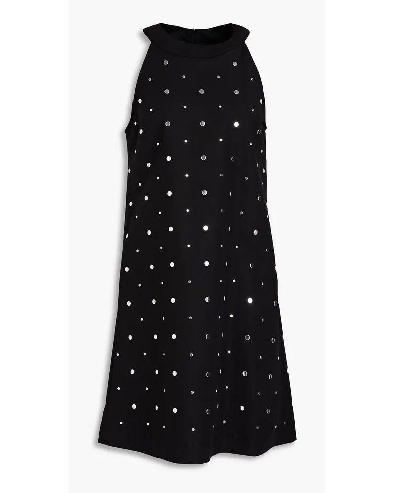 Moschino Studded cotton-blend dress - Black Black