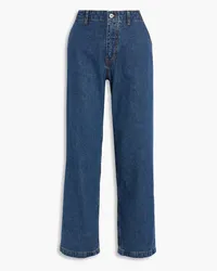 Alex Mill Bleecker high-rise straight-leg jeans - Blue Blue