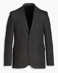 Officine Generale Brushed herringbone wool-blend blazer - Gray Gray