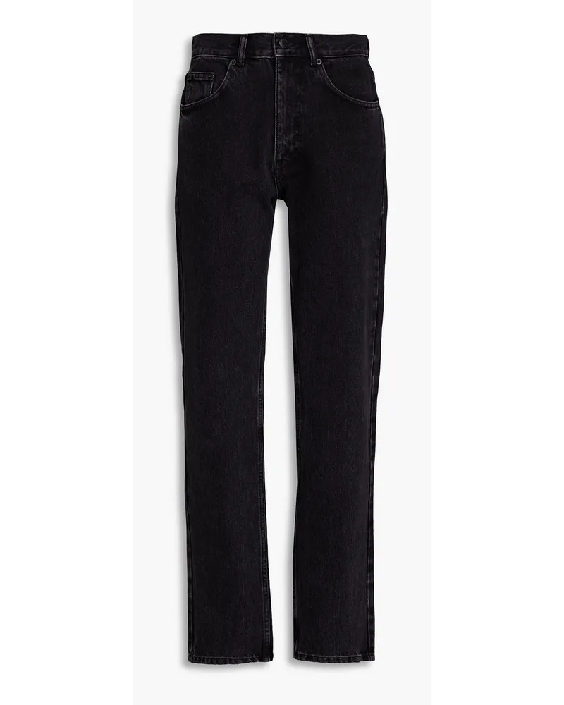 Alexander Wang High-rise tapered jeans - Black Black