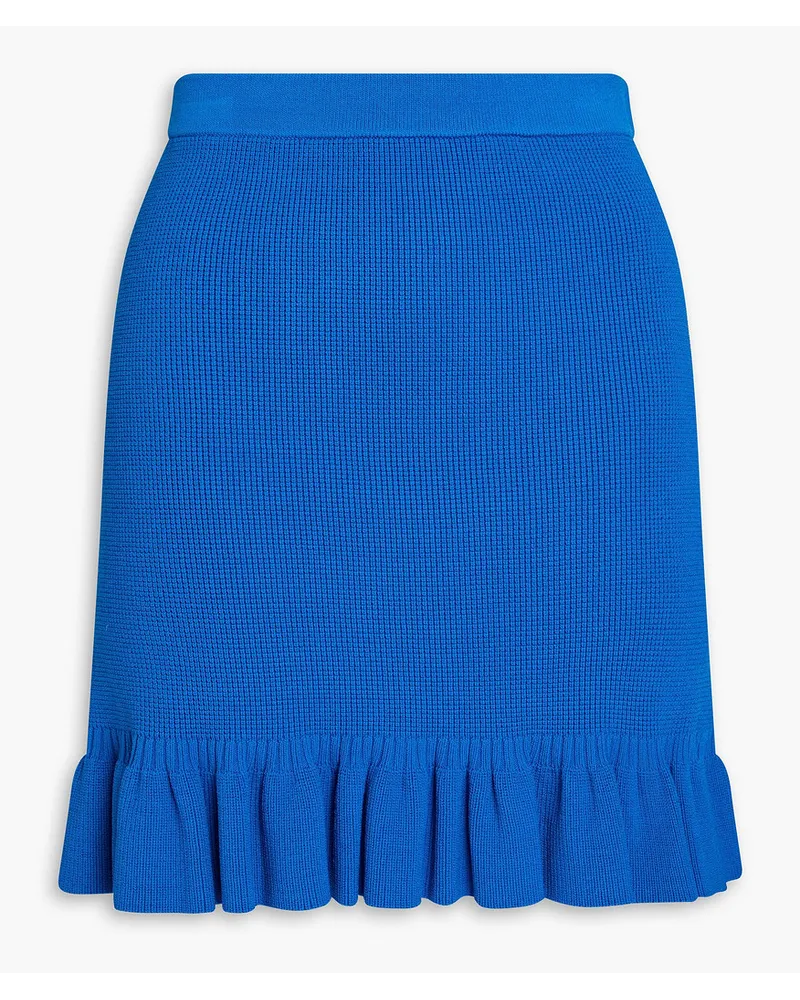 Sandro Knitted mini skirt - Blue Blue