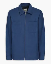 Sandro Wool-blend jacket - Blue Blue