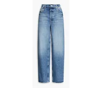 Spinner Skimp faded high-rise wide-leg jeans - Blue