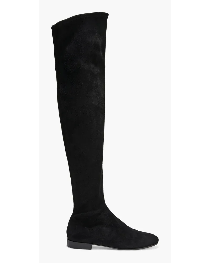 Gianvito Rossi Suede over-the-knee boots - Black Black