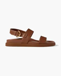 Gianvito Rossi Bilbao leather sandals - Brown Brown