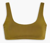 Lira stretch-TENCEL™ bikini top - Green