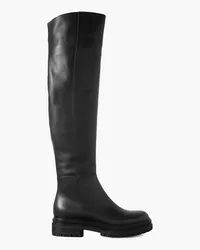 Gianvito Rossi 45 leather over-the-knee boots - Black Black