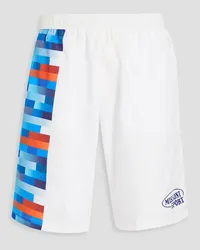 Missoni Long-length printed swim shorts - White White