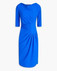 Chiara Boni Francesca pleated jersey dress - Blue Blue