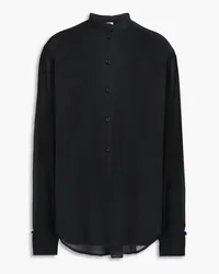 By Malene Birger Aluna cotton-gauze shirt - Black Black