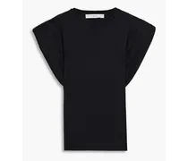 Hamys cotton and cashmere-blend jersey T-shirt - Black